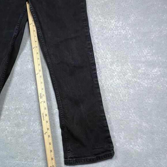 Harley Davidson Jeans Womens Size 4P Black Straight Leg Dark Wash Denim - Picture 10 of 13